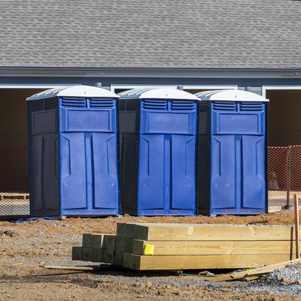 what is the maximum capacity for a single porta potty in Lewisville Ohio